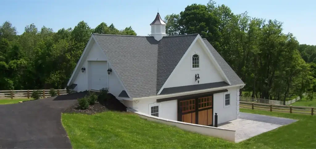 Bank Barn with Garage