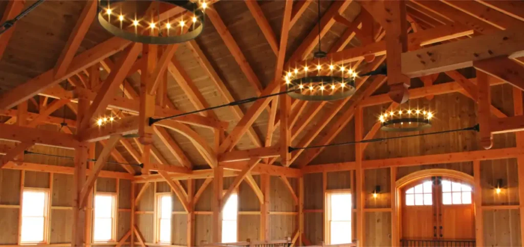 Timber frame building